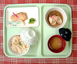 行事食の一例「たけのこご飯」